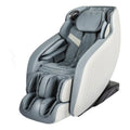 Blue and Gray Faux Leather Zero Gravity Recliner 3D Programmable Massage Chair